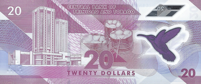 PN63 Trinidad & Tobago 20 Dollars Year 2020
